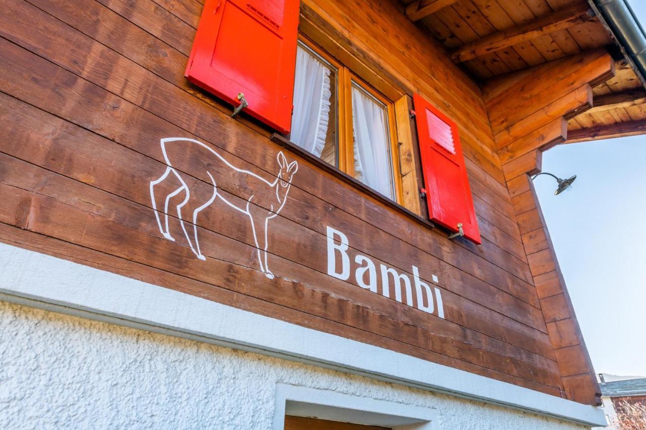 Chalet Bambi "Marchenhaft" Apartment Grachen Luaran gambar