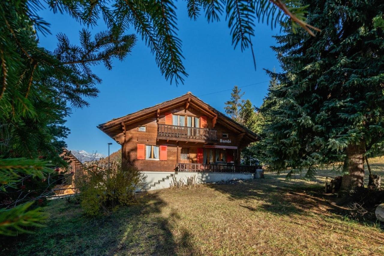 Chalet Bambi "Marchenhaft" Apartment Grachen Luaran gambar